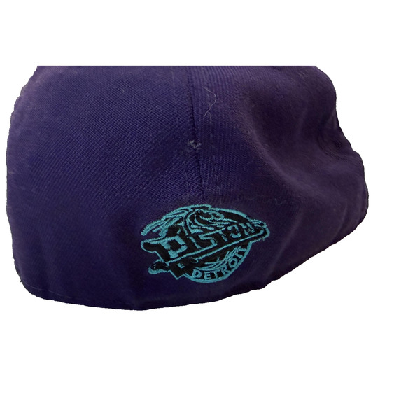 Detroit Pistons Hat Cap Fitted Mens 7 3/8 NBA Hardwood Classics 59FIFTY New Era - Picture 4 of 7